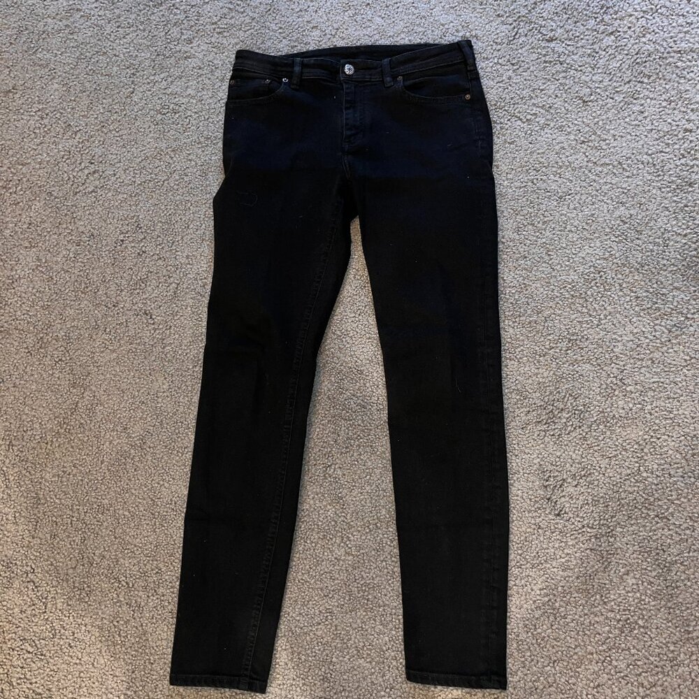 Acne Studios Bla Konst Made In Italy Climb Stay Black Jeans - W31